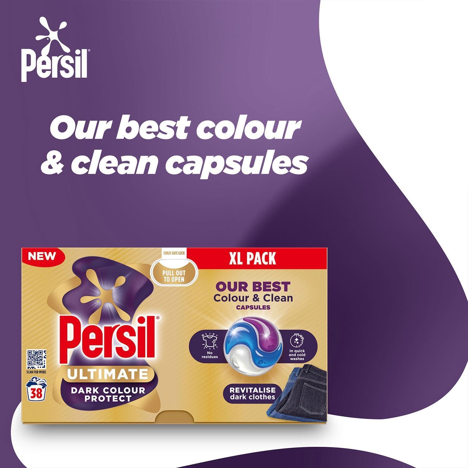 Xl Ultimate Washing Capsules Dark Colour Protect Stain Removal 38w | Set of 2