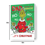 The Grinch Dad' Christmas Card Official Product