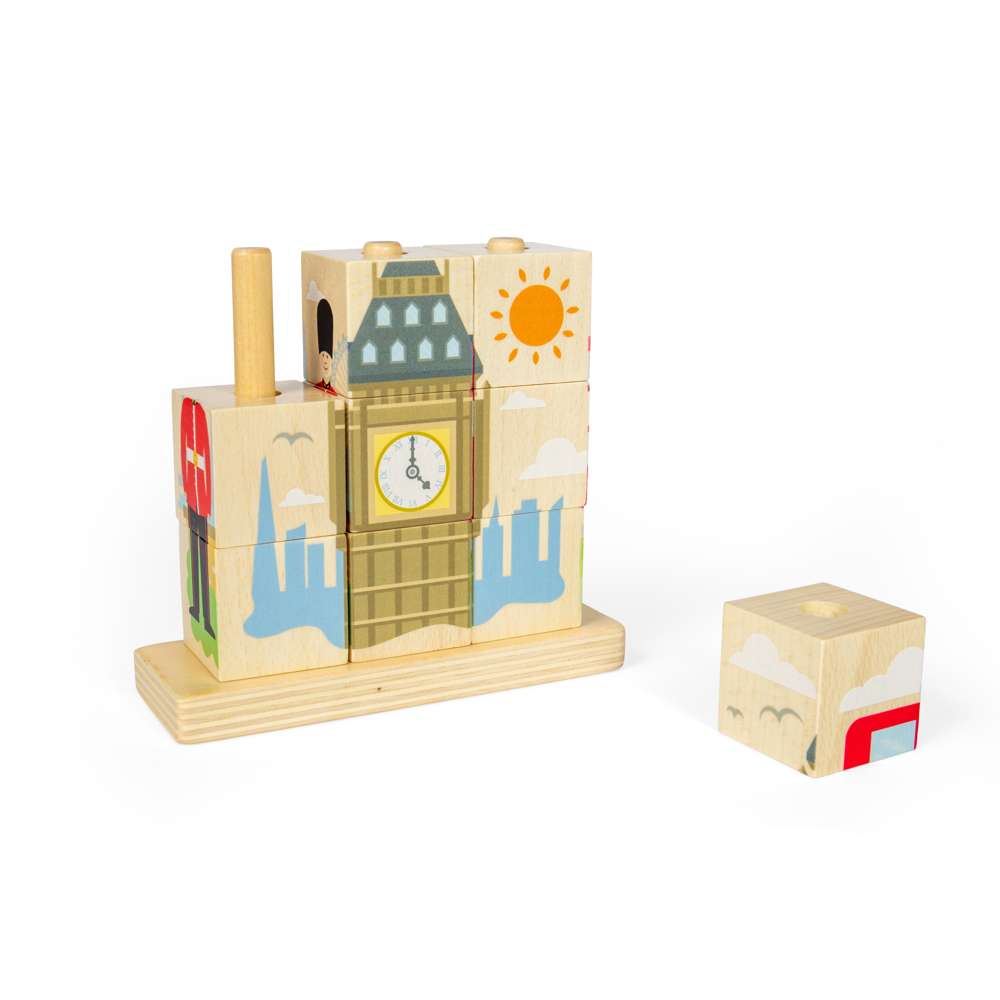 Bigjigs Toys London Stacking Blocks