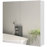Wall Mounted Bathroom Storage Cupboard With Mirror And Shelf