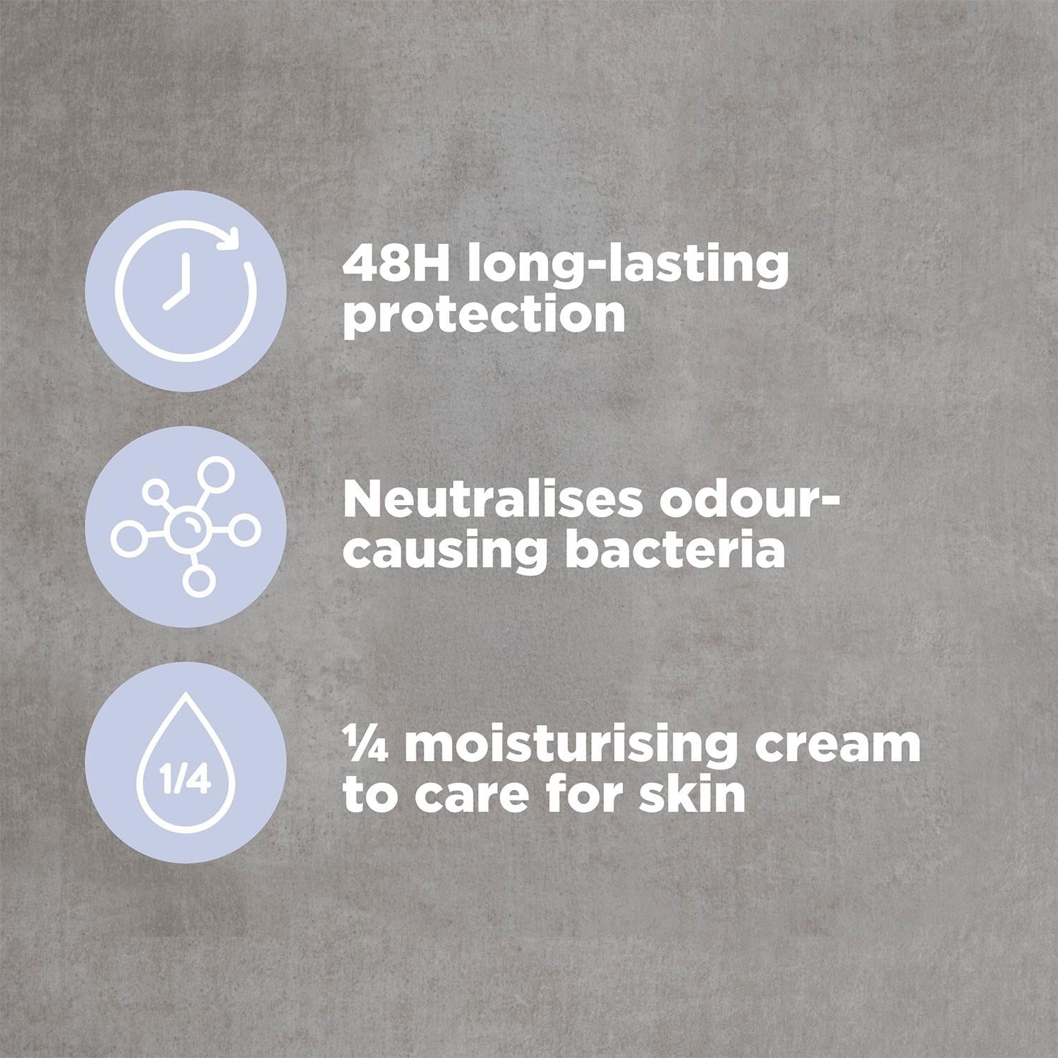Men+care Roll On Classic Antiperspirant Deodorant 48h Protection, 3x50ml