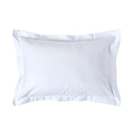 Egyptian Cotton Oxford Pillowcase 1000 Tc | 48 x 74cm | White