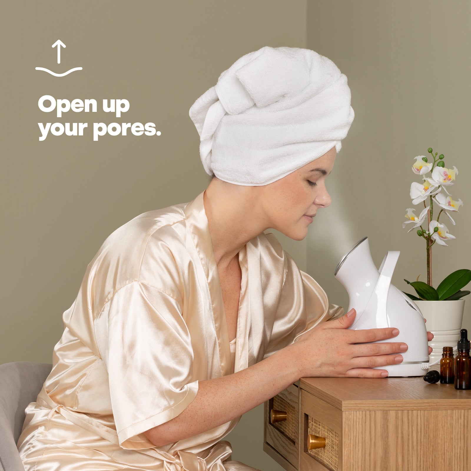 Livivo Facial Steamer With Nano Ionic Steam Mist And Integrated Uv Light