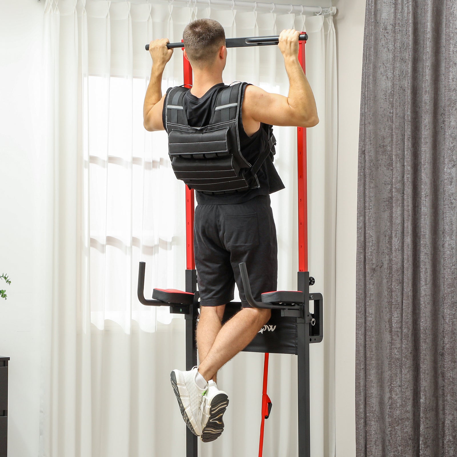 30kg Adjustable Weighted Vest With Reflective Strips