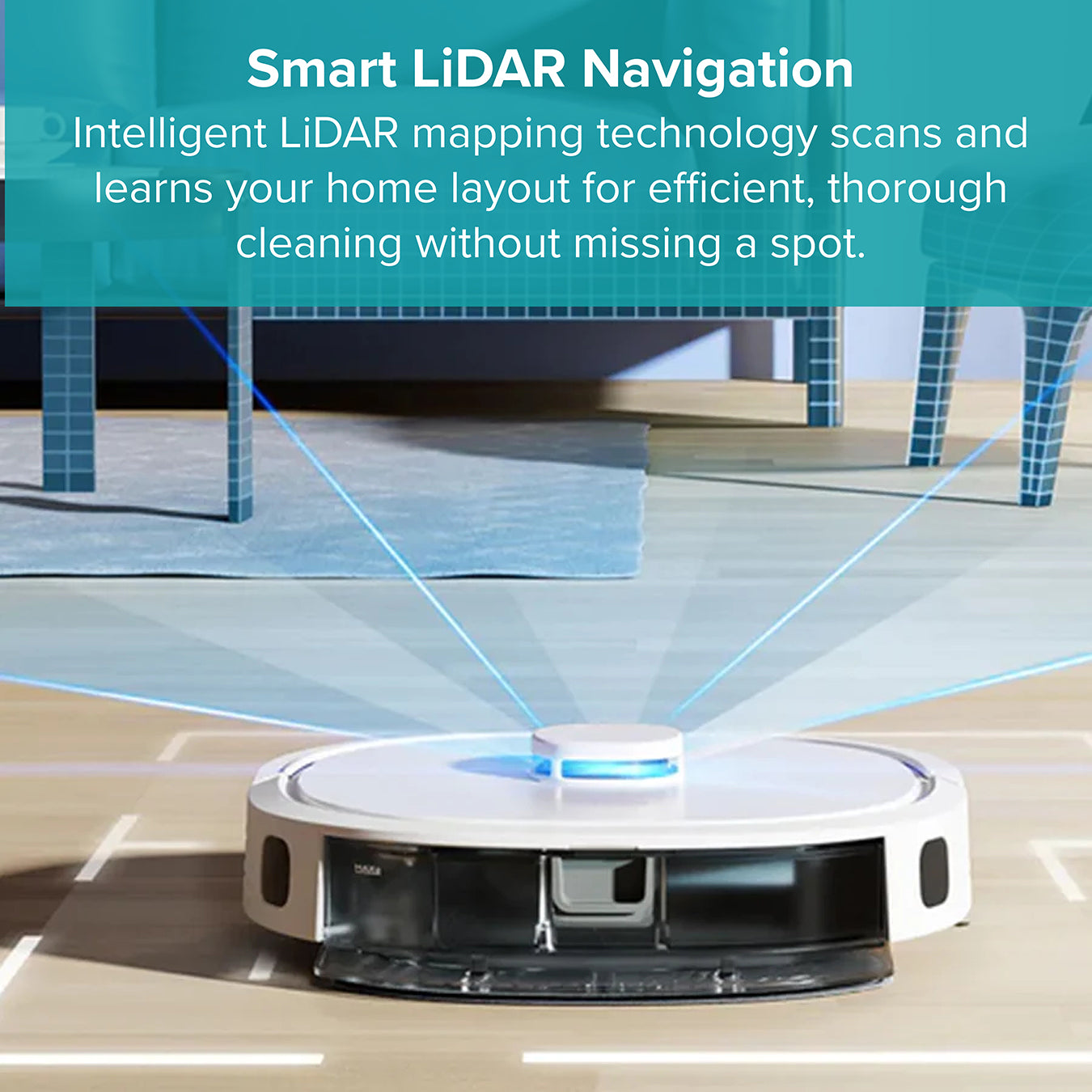 M6 Robot Vacuum Cleaner And Microfibre Mop Combo