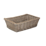 Antique Wash Tapered Serving Tray | Large | Brown