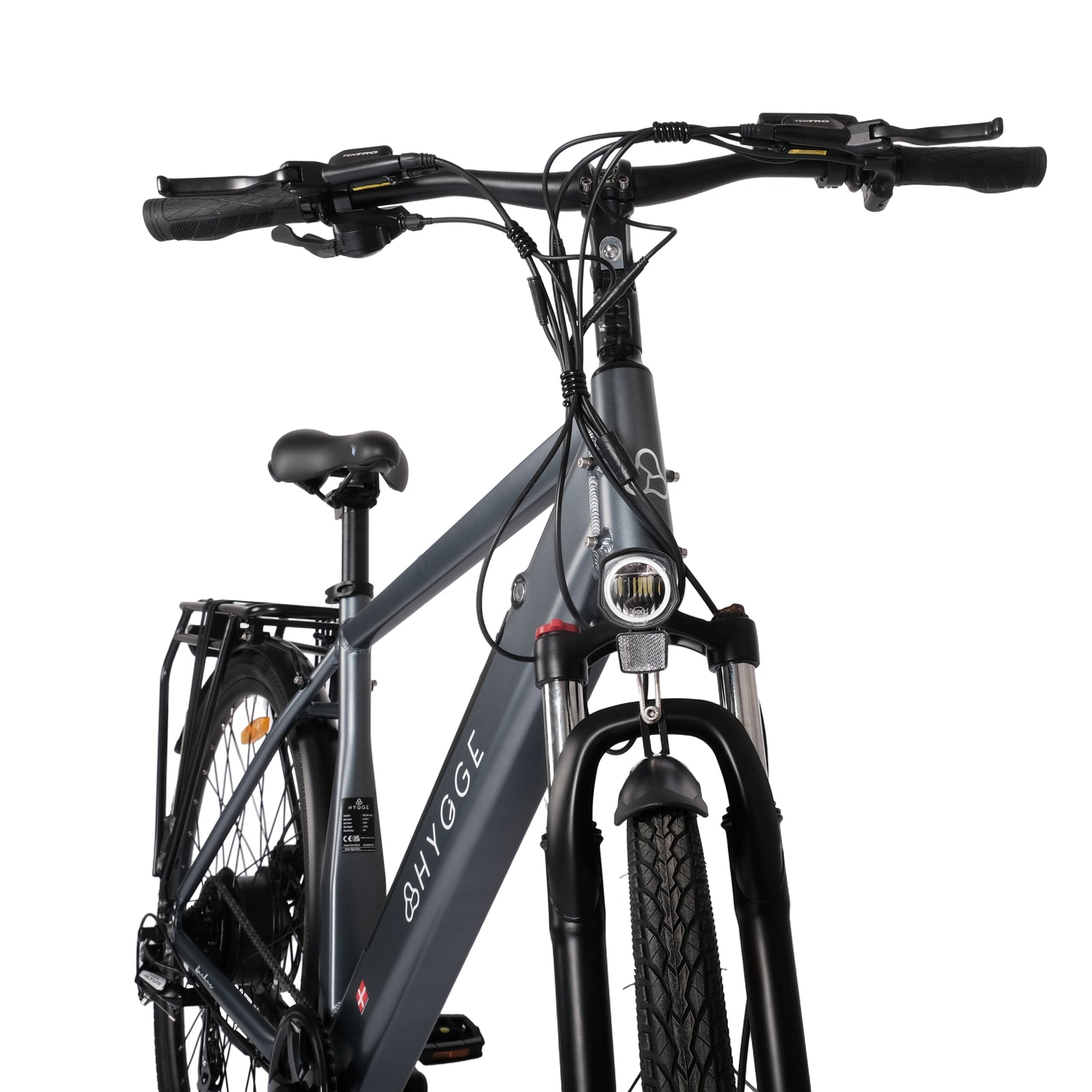 Aarhus 2025 - Urban E-Bike with 48V 14Ah Battery - Graphite Grey