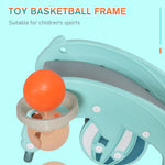 3-in-1 Baby Rocking Horse Portable Slide Basketball Hoop, Age 1.5-3