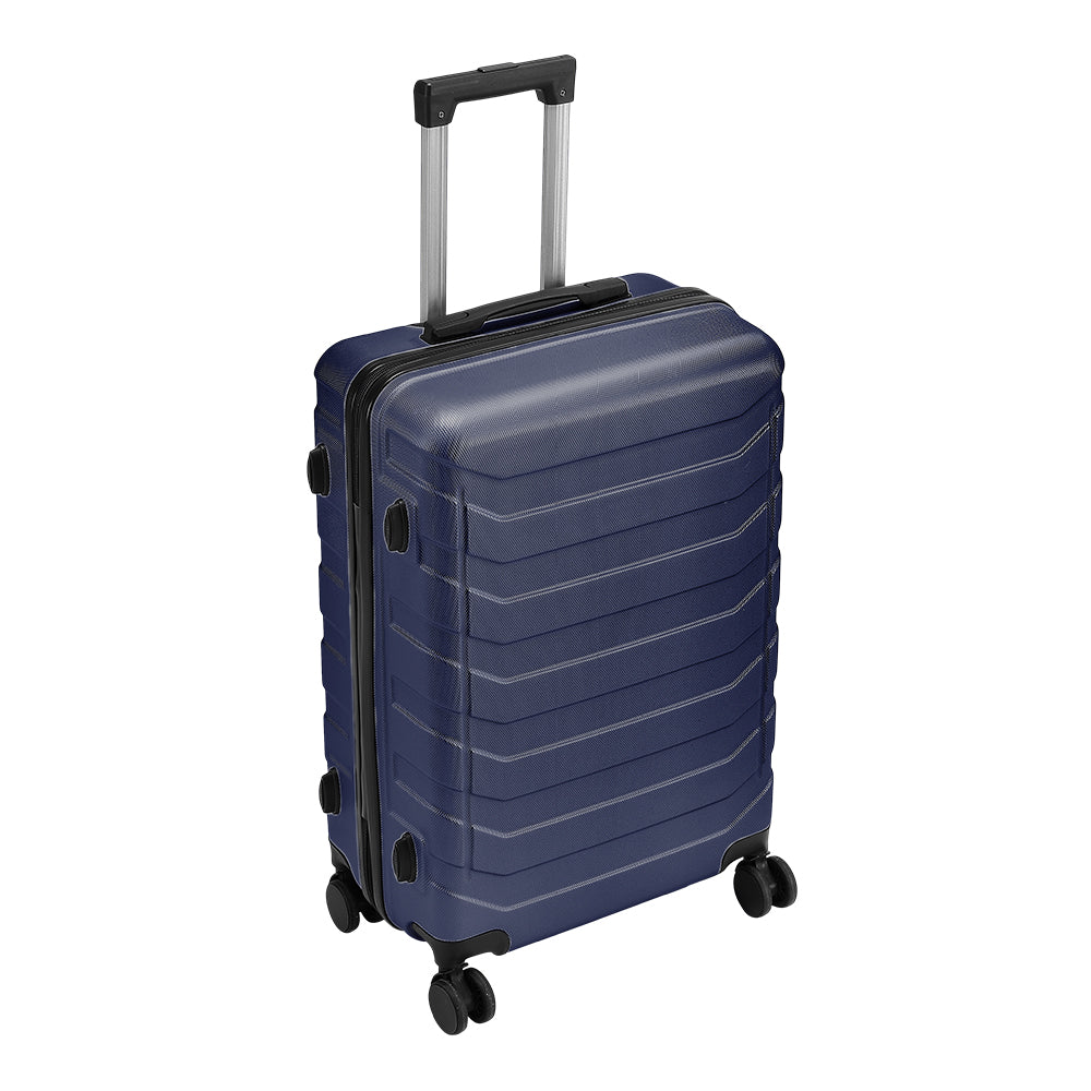 Rolling Hardshell Luggage Travel Suitcase 24" | Blue
