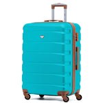 25" Medium Suitcase Check-in Hold Luggage Hard Shell 4 Wheels Tsa Lock | Medium | Aqua