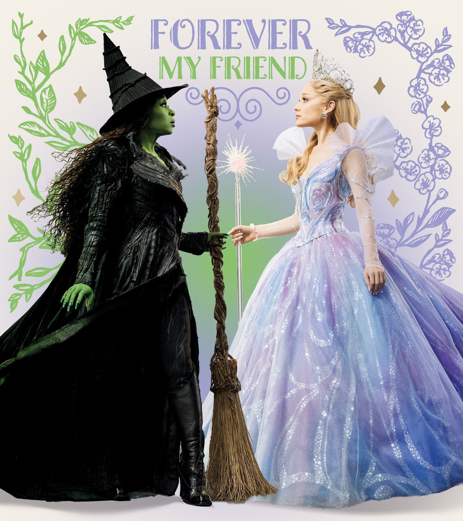 Glinda & Elphaba Friend Card Official Product