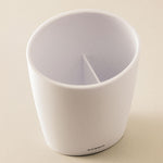 Toothbrush Holder, Matt Grey, Unique Design, Soft Finish, Saku Collection