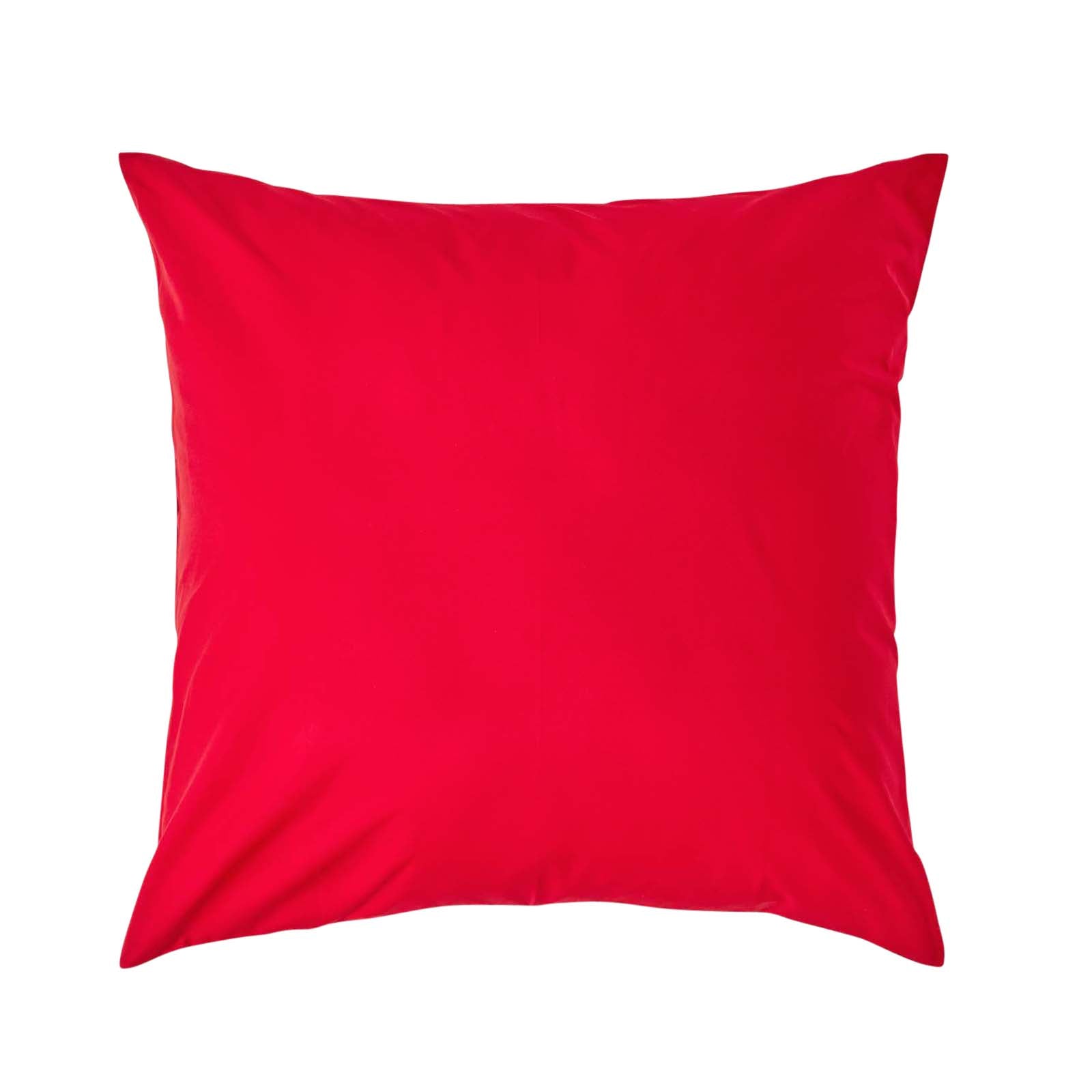 Continental Egyptian Cotton Pillowcase 200 Tc | 80cm x 80cm | Red