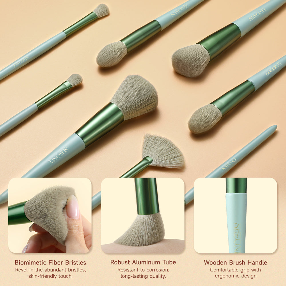 Professional Makeup Brush Set 14 Pcs For Foundation Powder Concealers Eye Shadows Blush