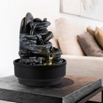 Tabletop Water Fountain Rockery Decor
