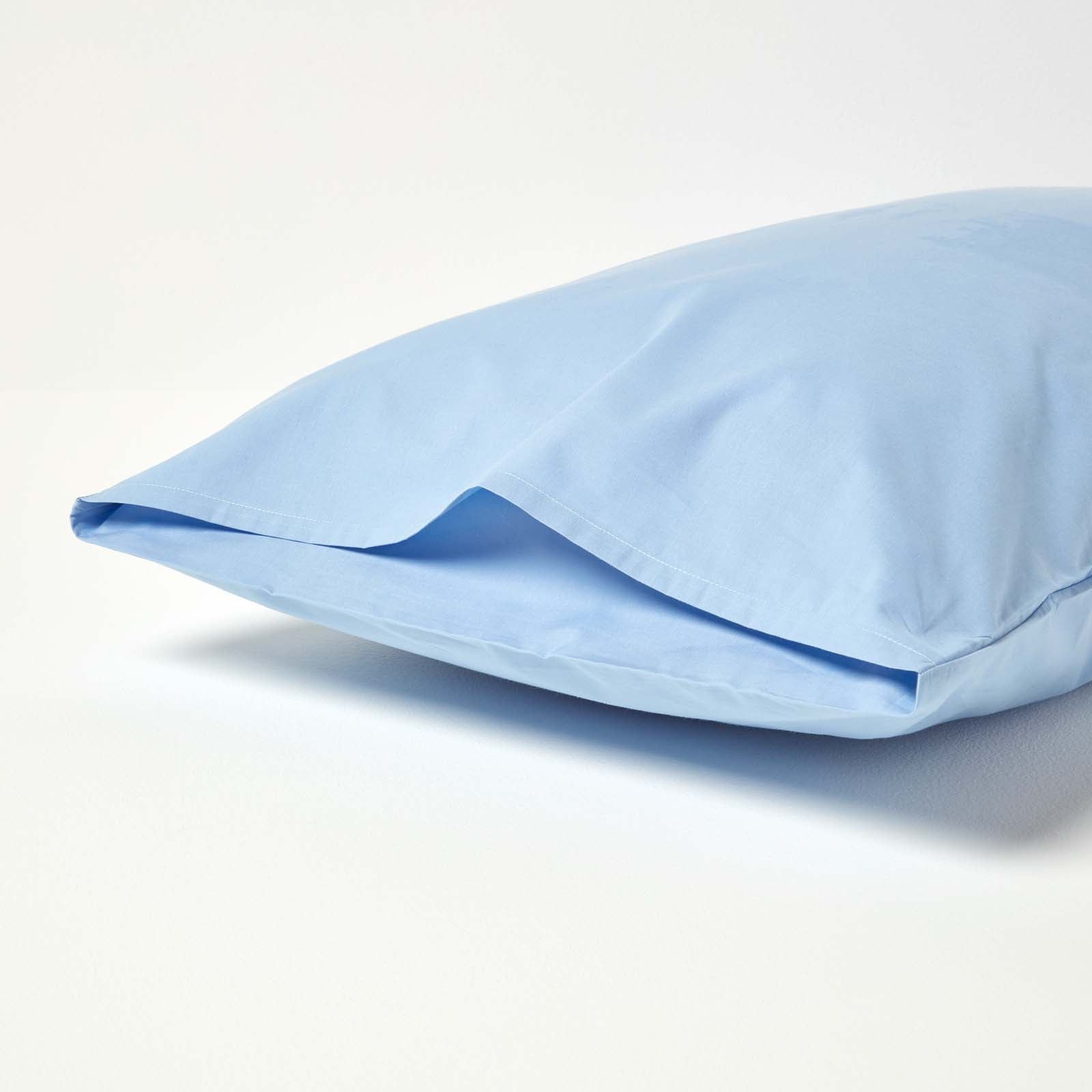 Egyptian Cotton Housewife Pillowcase 200 Tc | 48 x 74cm | Blue
