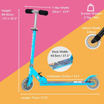2 Wheel Scooter | Black