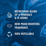 Mineral Therapy 2-in-1 Shower Gel Refill Pouch Feel Awake, 500ml, 3pk | 3 | Blue