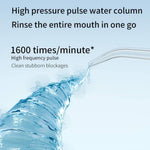 Dyzi Black Cordless Oral Irrigator 350ml Tank 5 Modes Water Flosser