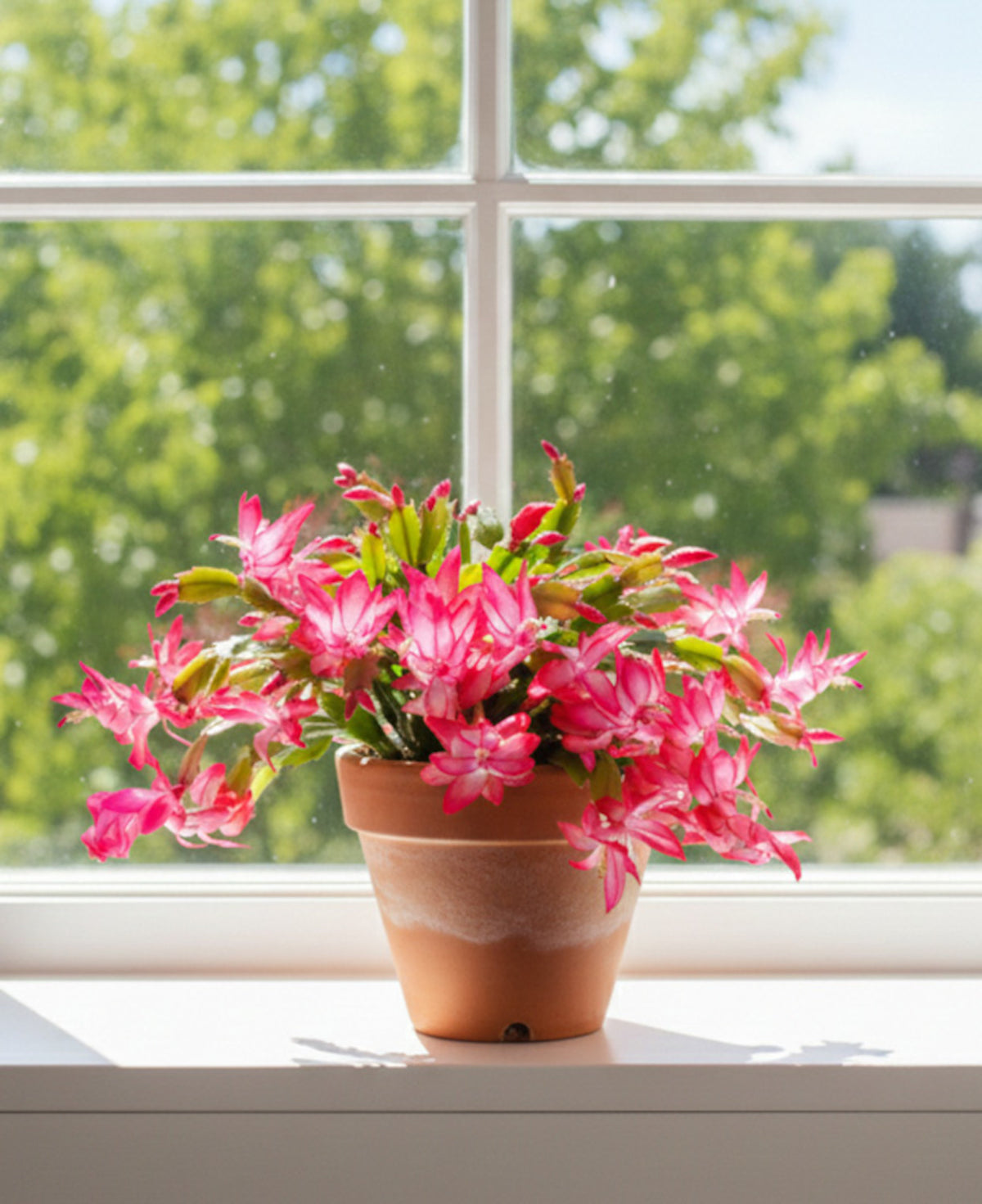 Schlumbergera Red Christmas Cactus | 2 x 9cm | Deep Red