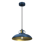 Felix Blue Pendant Lamp 1xe27 The Hand Made High Quality Fittings 29cm Shades Rugged Industrial Look