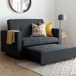 Troy 2 Seater Adjustable Sofa Bed | 2 Person | Grey