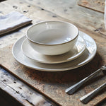 Nordic Stoneware Dinner Set | 12 Piece | White