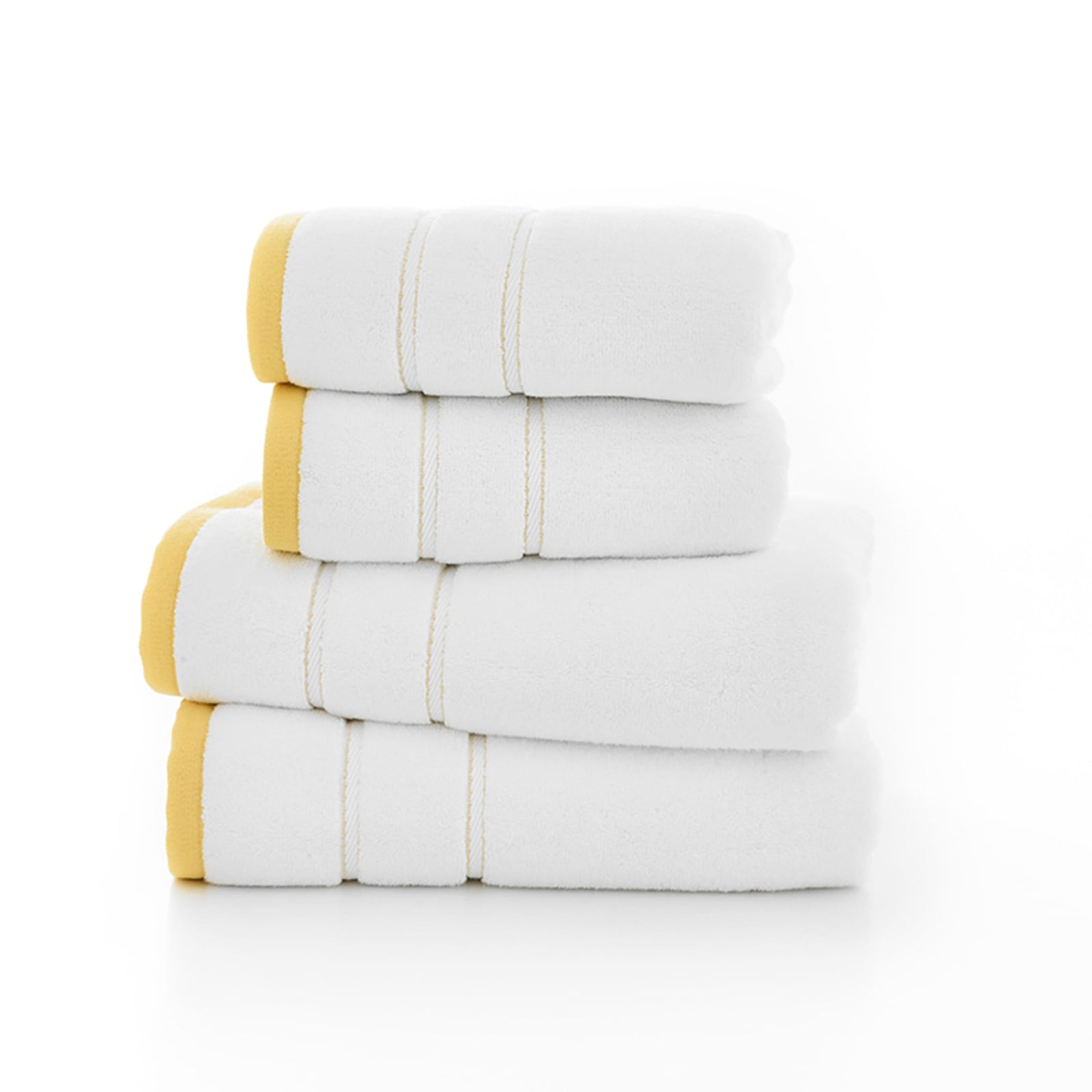 Delamere 100% Cotton Zero Twist Towels – Ultra-soft 600gsm Luxury | Bath Sheet | Yellow