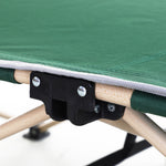 Single Person Folding Camping Cot Portable Camp Sleeping Bed | Green