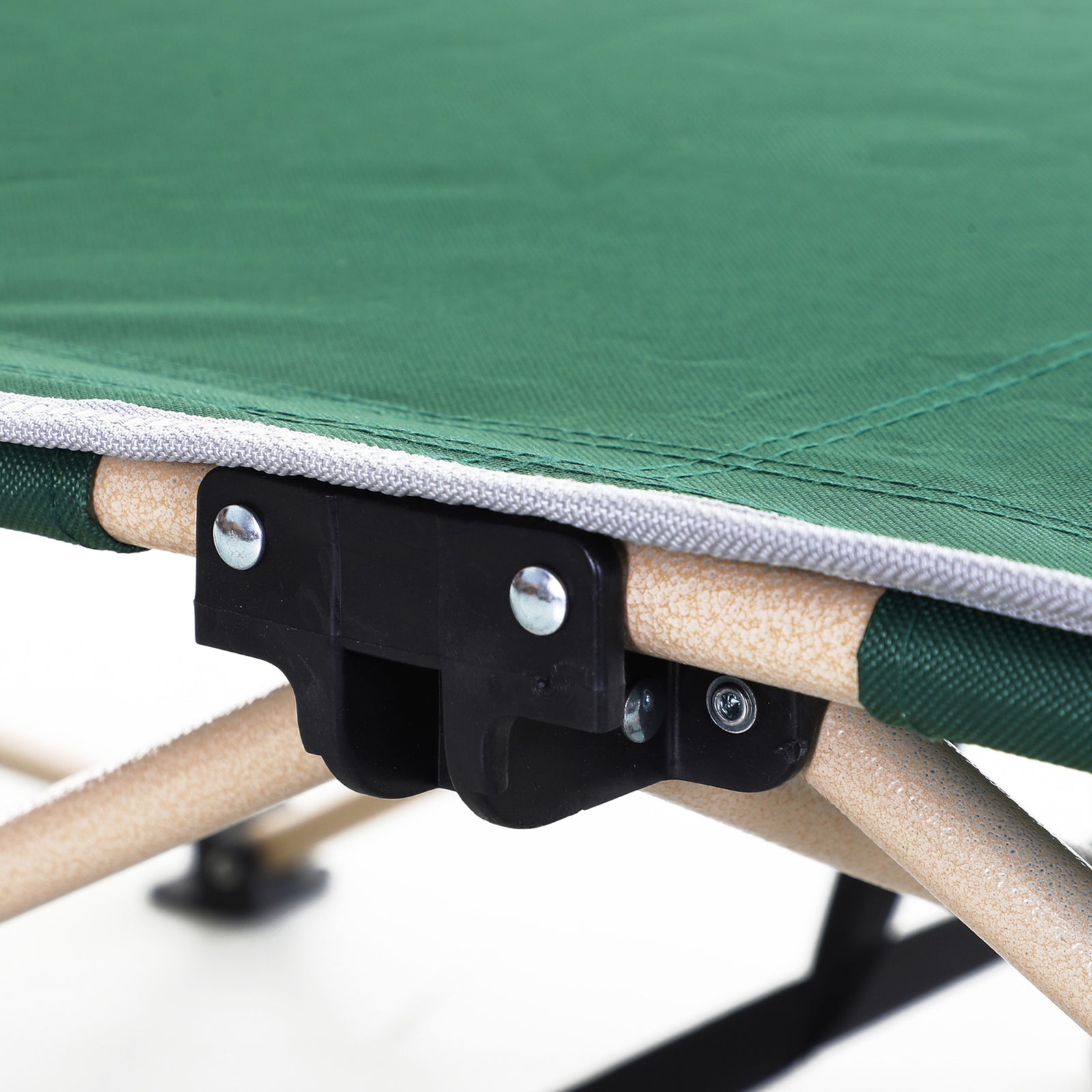 Single Person Folding Camping Cot Portable Camp Sleeping Bed | Green