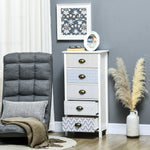 Chest Of Drawers, 5 Drawer Storage Organizer Unit Bedroom | One Size | Purple