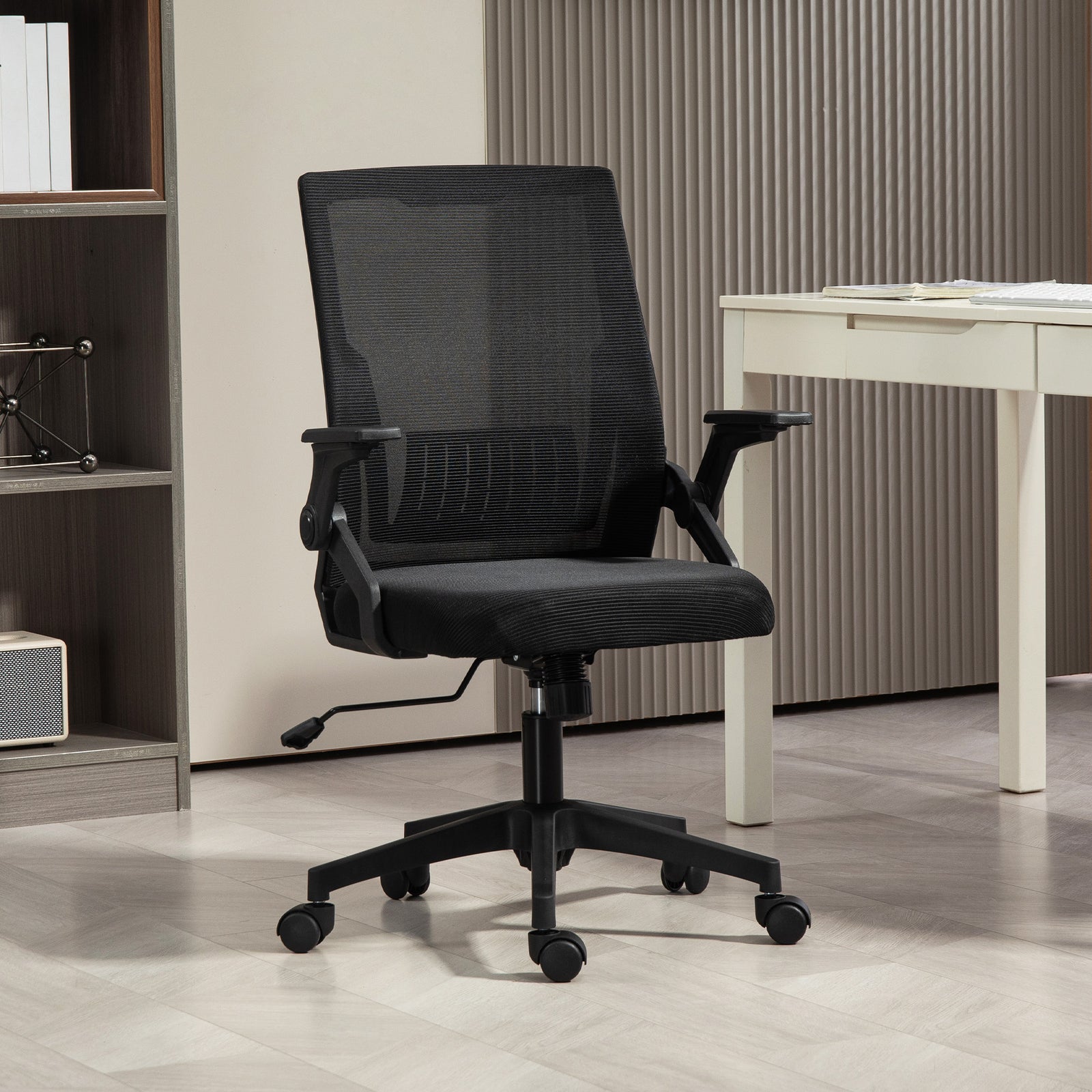 Mesh Office Chair Flip-up Arm Grey | Black