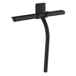 Stainless Steel Shower Squeegee With Self-adhesive Hook | Black