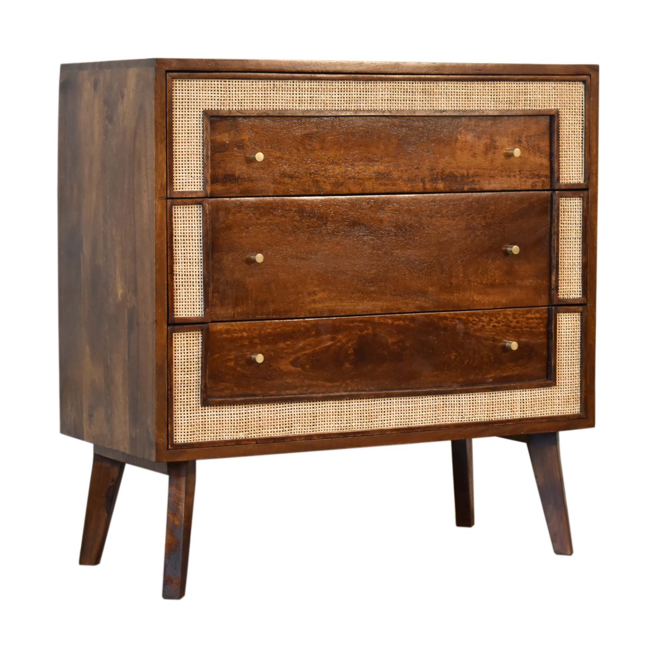 Solid Mango Wood Close-knit Chestnut Chest