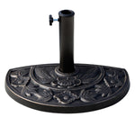 9kg Half Round Parasol Base