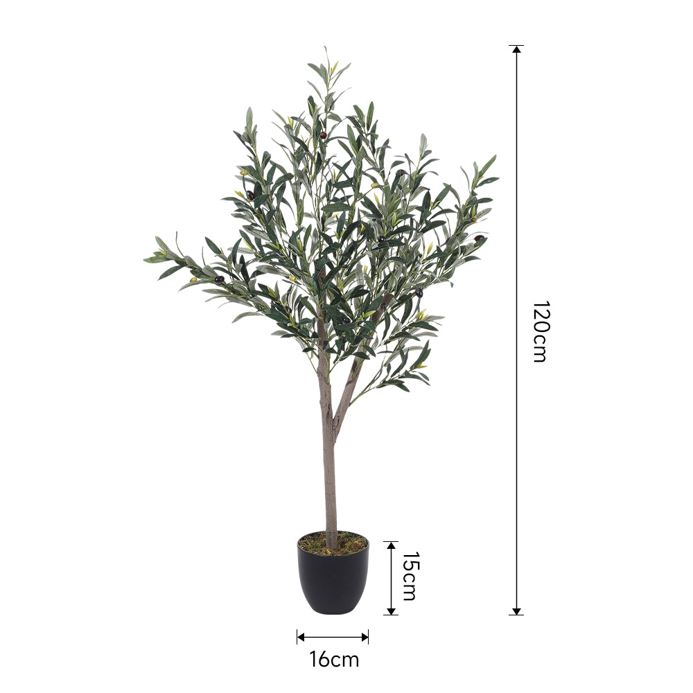 120cm/210cm Artificial Olive Tree Decorative Plant In Planter | Small