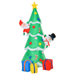 7ft Christmas Inflatable Tree Led Lighted Indoor Outdoor