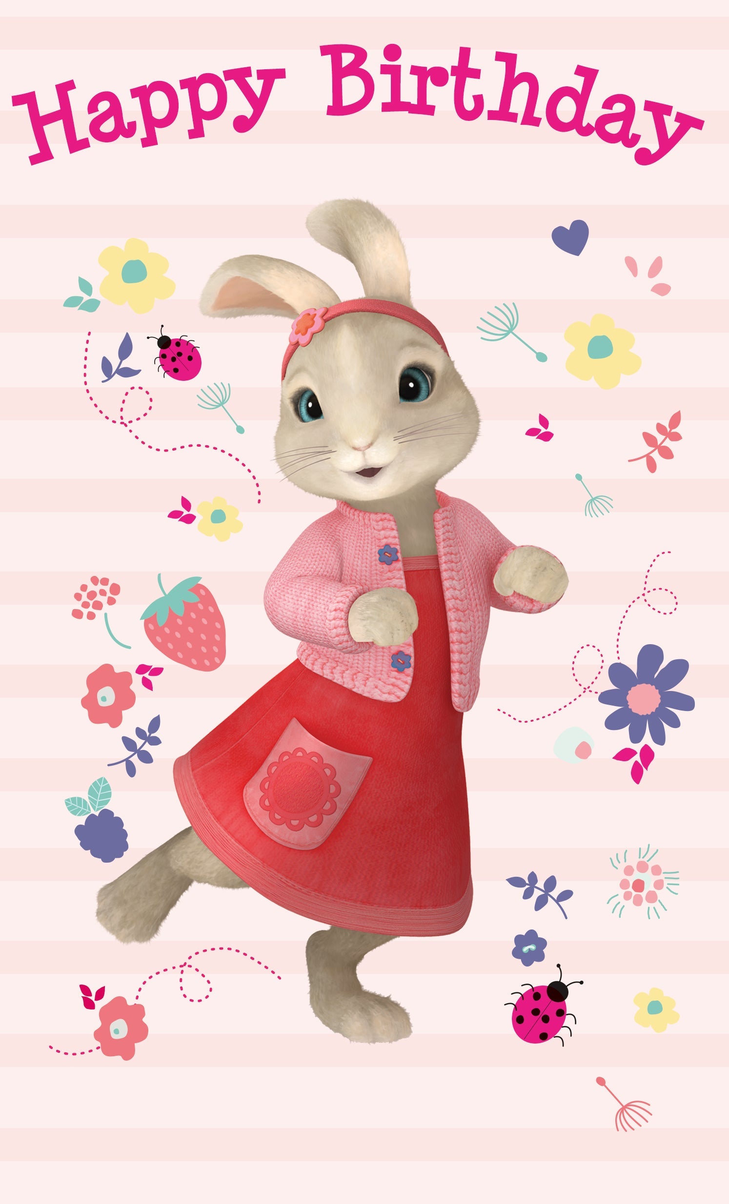 Peter Rabbit Birthday Card Official Product