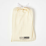 Cotton Stripe Fitted Cot Sheets 330 Tc, 70 X 140 Cm | Cot Bed | Yellow