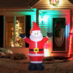 Inflatable 4ft Tall Santa Claus Xmas Decor Airblown Light