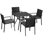 4 Seater Rattan Furniture Set W/ Cushions