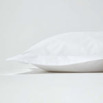 Egyptian Cotton Oxford Pillowcase 200 Tc | 48cm x 91cm | White
