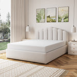 Ranson Fabric Ottoman Bed Frame | King | Beige