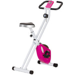 Folding Exercise Bike With 8-level Magnetic Resistance | Pink