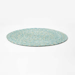 Handwoven Round Placemats Set Of 4 | 40cm | Green