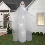 Tall Ghost Bribe With Red Eyes Inflatable For Halloween