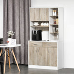 Buffet Hutch With Multi Storage Sideboard