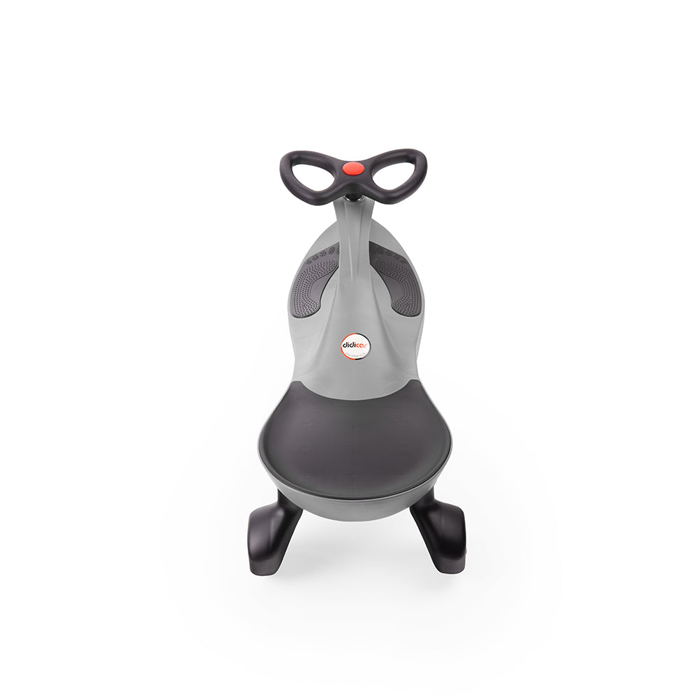 Didicar Unique Self Propelled Kids Ride On Toy, Wiggle Car - Grey