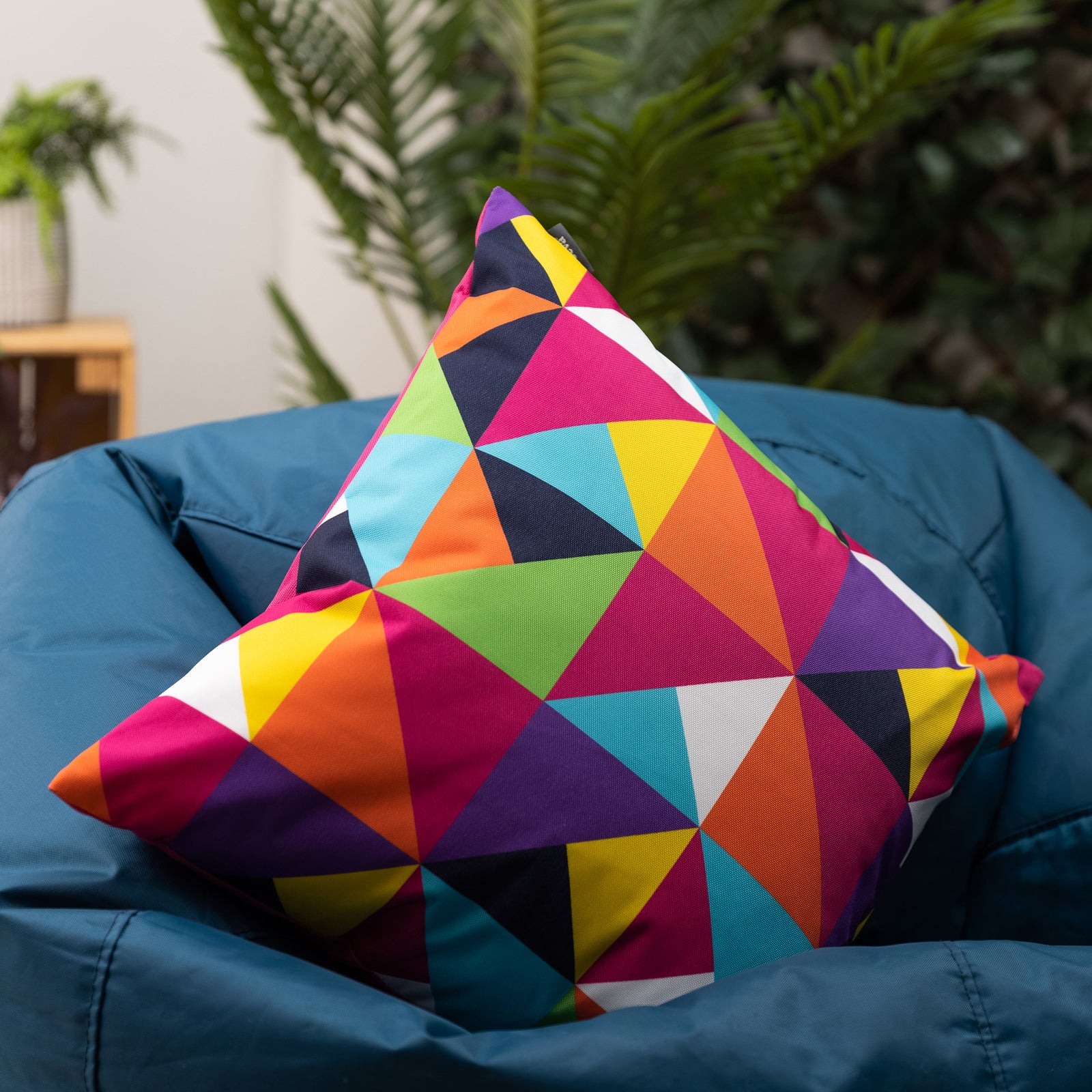 Indoor Outdoor Cushion Set Of 2 Water Resistant Cushions