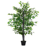 145cm Artificial Banyan Plant Faux Decor Tree With Pot